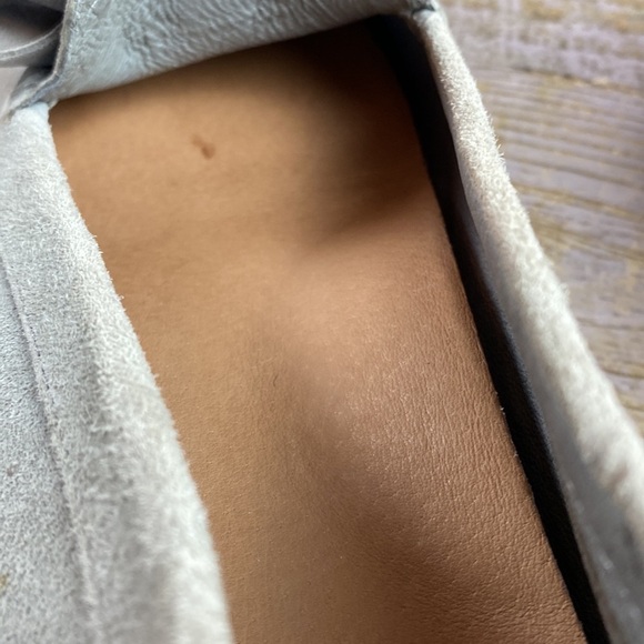 Women's UGG Australia Lilliana Grey Fixed Bow Suede Flats loafers - Picture 11 of 11